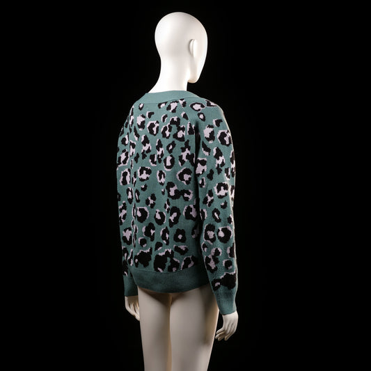 Sweater - Forest Green & Black - Size M