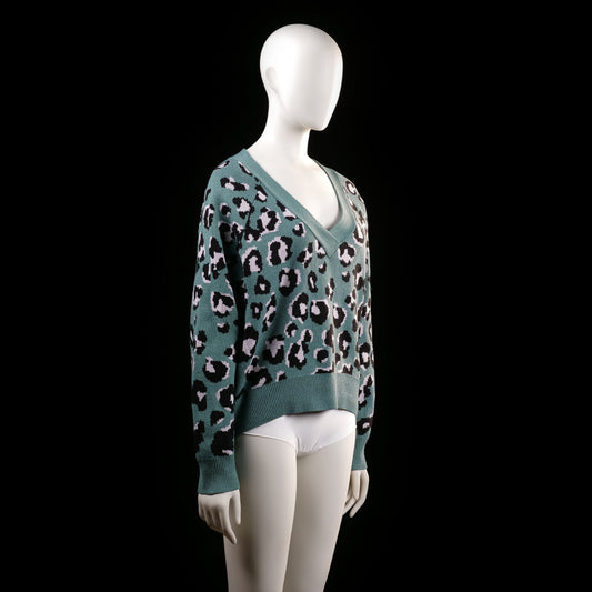 Sweater - Forest Green & Black - Size M