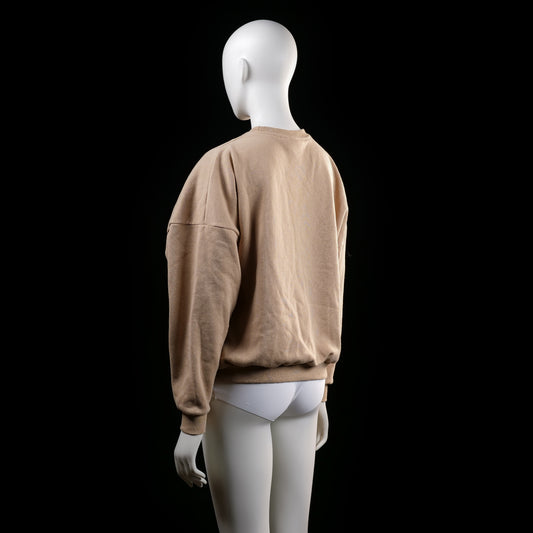 Sweatshirt - Beige - Size XS