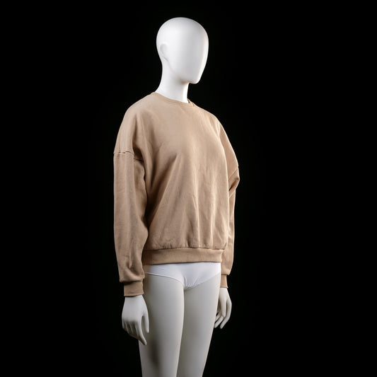 Sweatshirt - Beige - Size XS