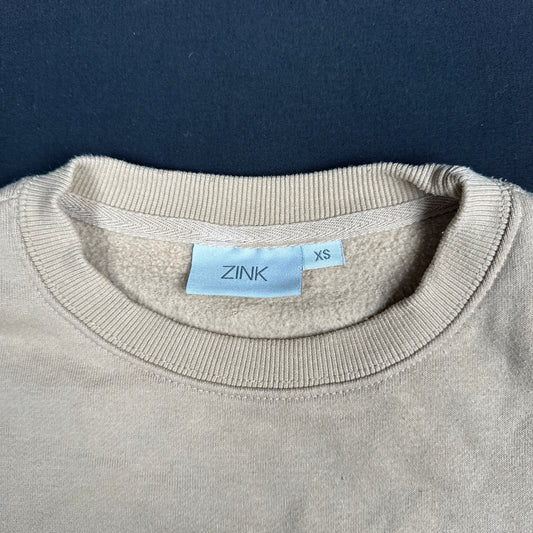 Sweatshirt - Beige - Size XS