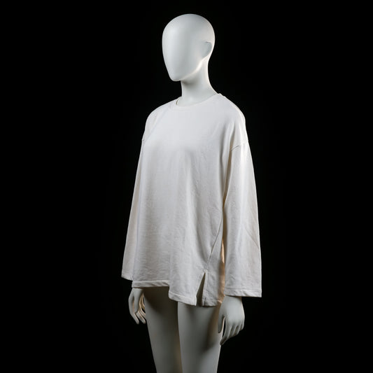Long-sleeve top - Ivory - Size M