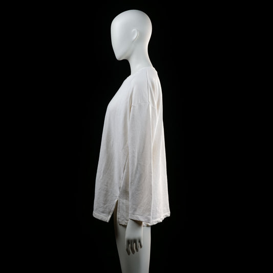 Long-sleeve top - Ivory - Size M