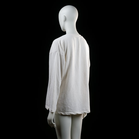 Long-sleeve top - Ivory - Size M