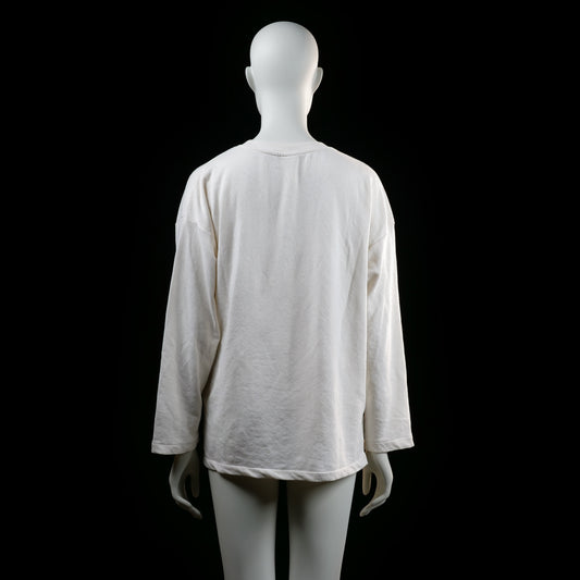 Long-sleeve top - Ivory - Size M