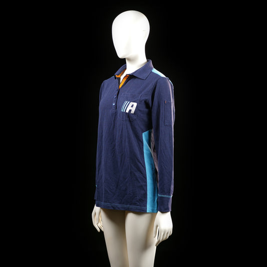Polo - Navy & Light Blue - Size S