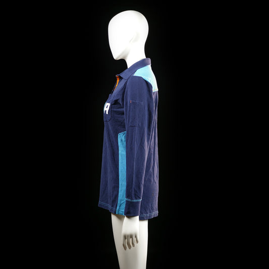Polo - Navy & Light Blue - Size S