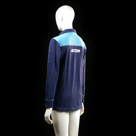 Polo - Navy & Light Blue - Size S