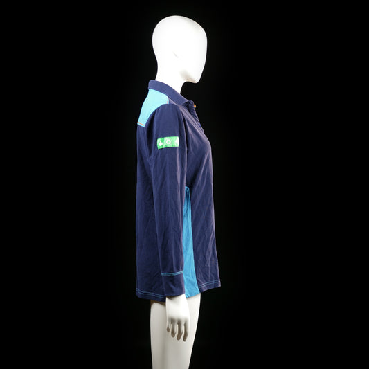 Polo - Navy & Light Blue - Size S