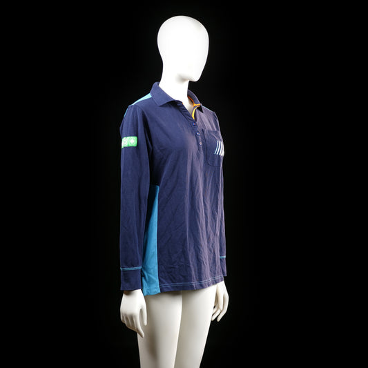 Polo - Navy & Light Blue - Size S
