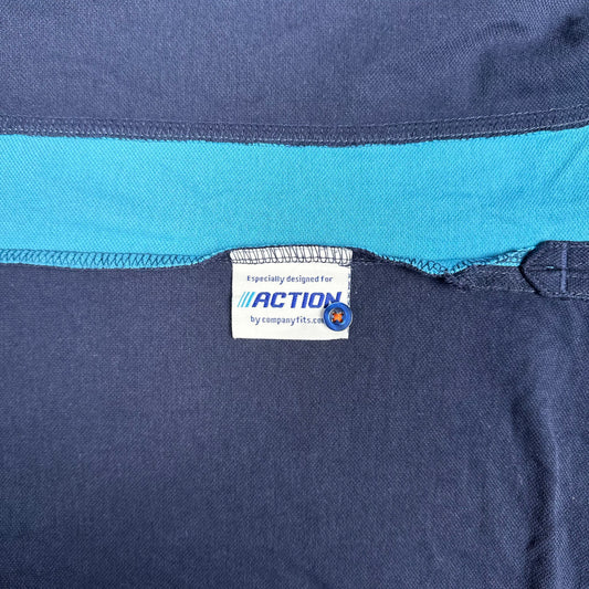 Polo - Navy & Light Blue - Size S