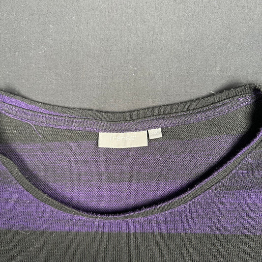 Long-sleeve top - Black & Purple - Size XXL