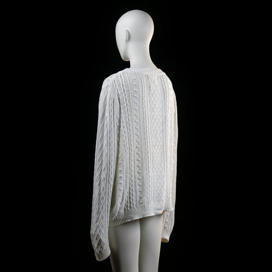 Sweater - White - Size L