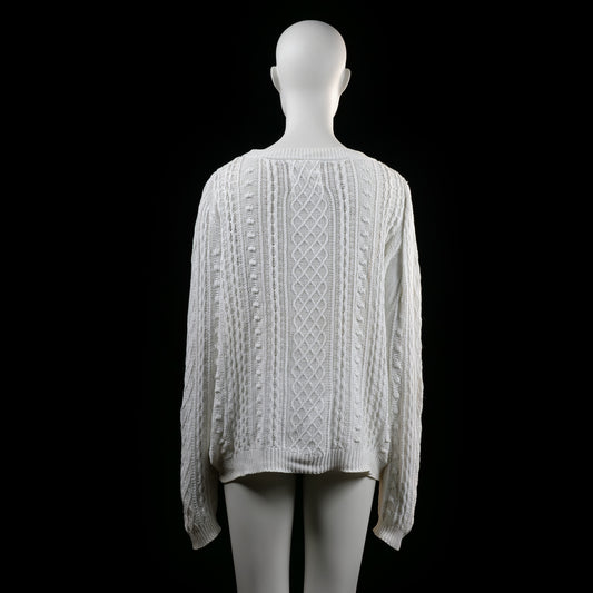 Sweater - White - Size L