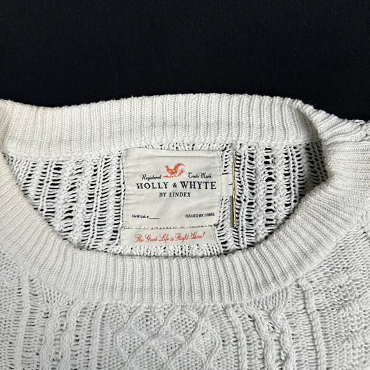 Sweater - White - Size L