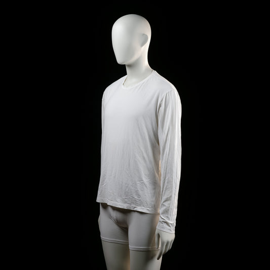 Long-sleeve top - White - Size XL