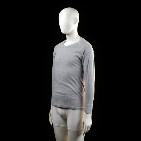 Long-sleeve top - Light Gray - Size 54