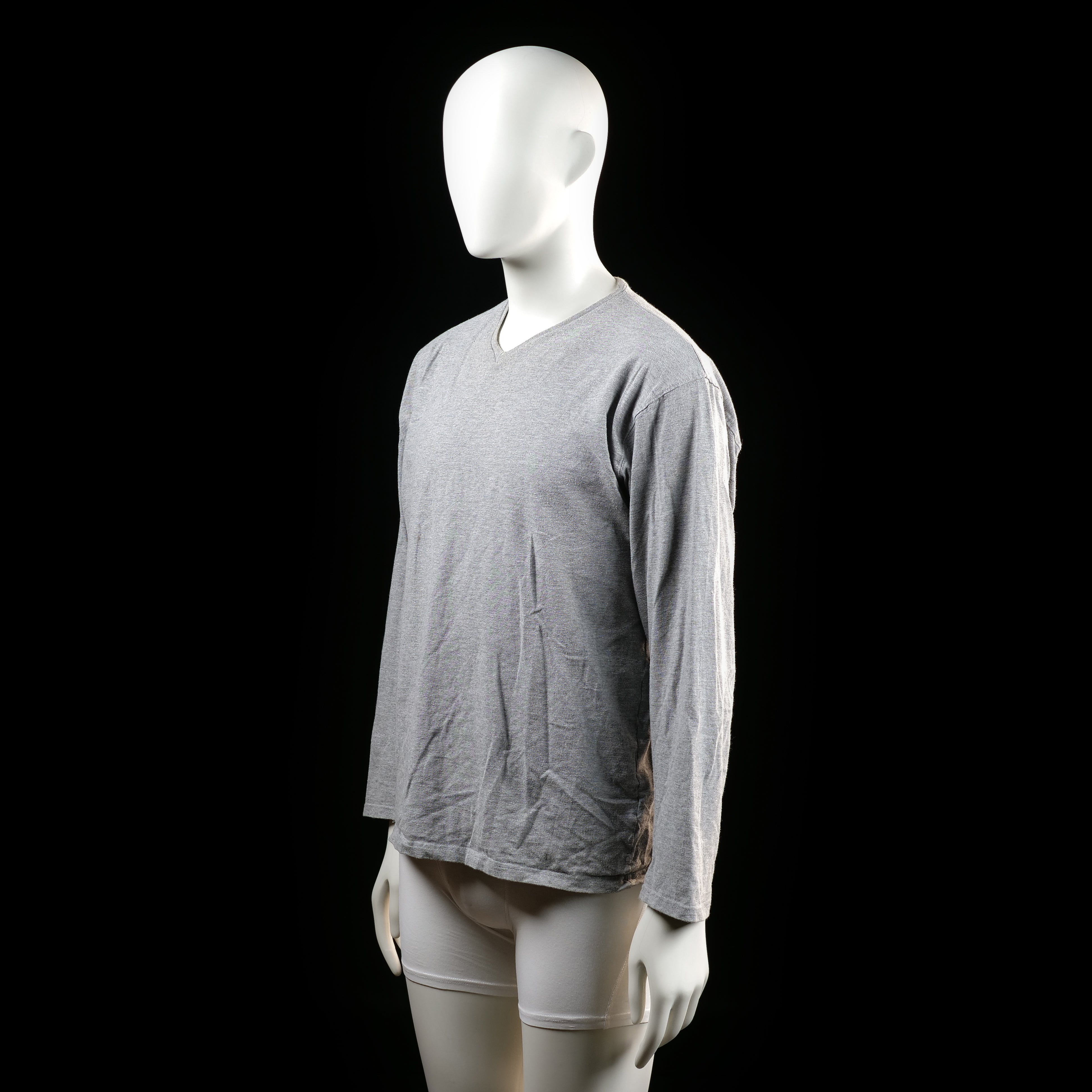 Long-sleeve top - Light Gray - Size L