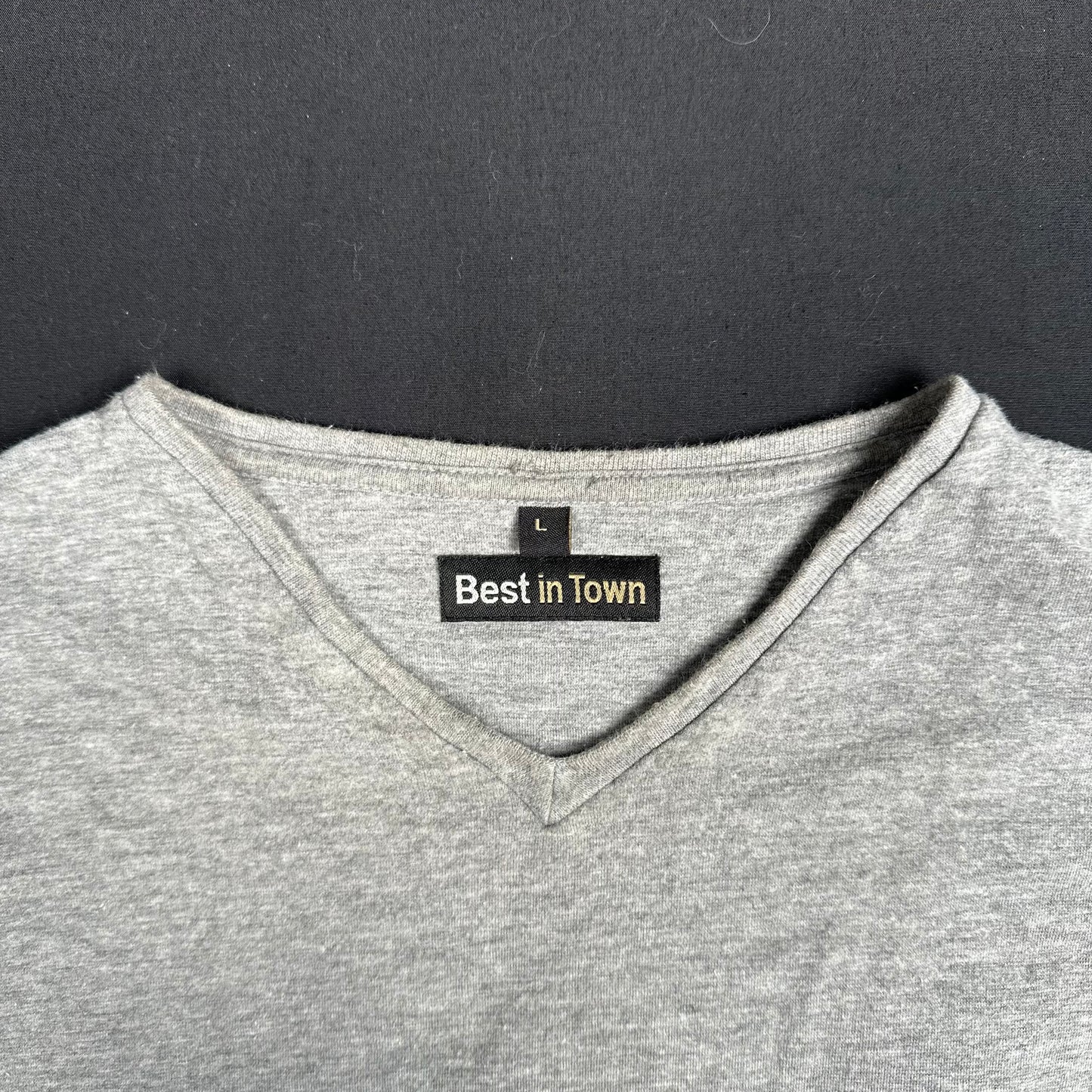 Long-sleeve top - Light Gray - Size L