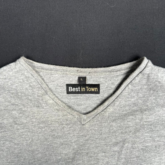 Long-sleeve top - Light Gray - Size L