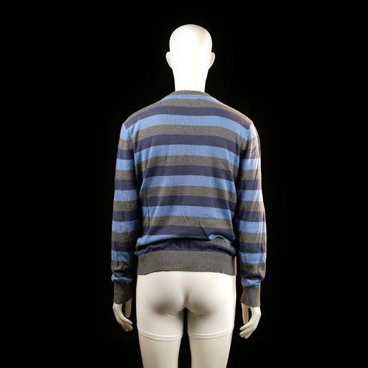 Sweater - Light Blue & Dark Gray - Size L