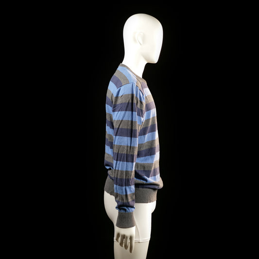 Sweater - Light Blue & Dark Gray - Size L