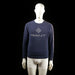Gant - Sweatshirt - Navy & White - Size S - Crewneck sweatshirt with ribbed cuffs and hem, featuring a white 