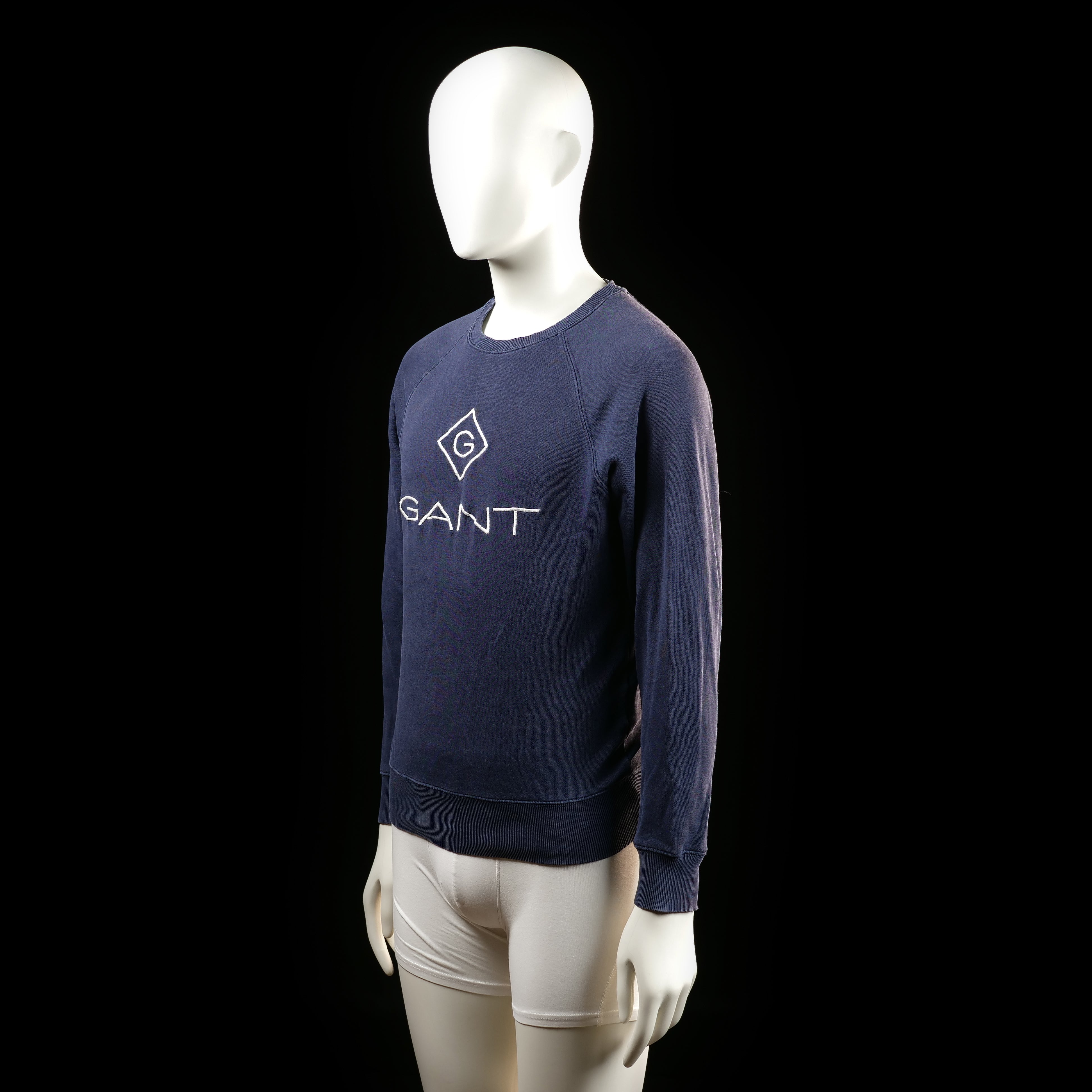 Sweatshirt - Navy & White - Size S
