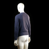 Sweatshirt - Navy & White - Size S