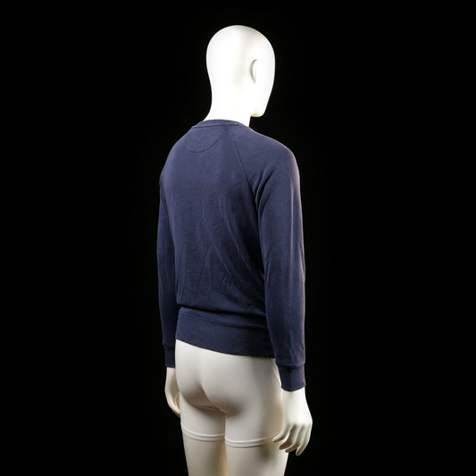 Sweatshirt - Navy & White - Size S