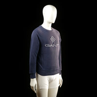 Sweatshirt - Navy & White - Size S