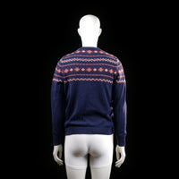 Sweater - Navy & Red - Size S