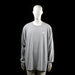 Adidas - Long-sleeve top - Gray - Size 3XL - Loose-fit long-sleeve top with ribbed cuffs and a small white logo on the left chest. Crew neckline and plain back with no additional details.