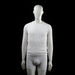 Basic You - Sweater - White - Size M - White cable-knit sweater featuring a crew neckline and ribbed cuffs and hem. The texture is consistent across the front, back, and sleeves.