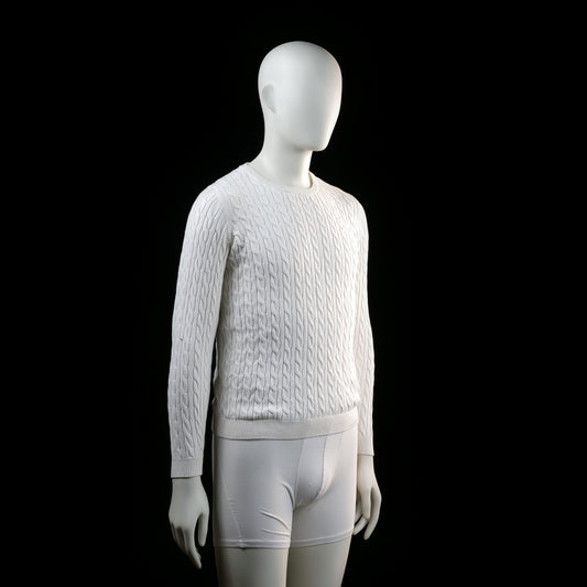 Sweater - White - Size M