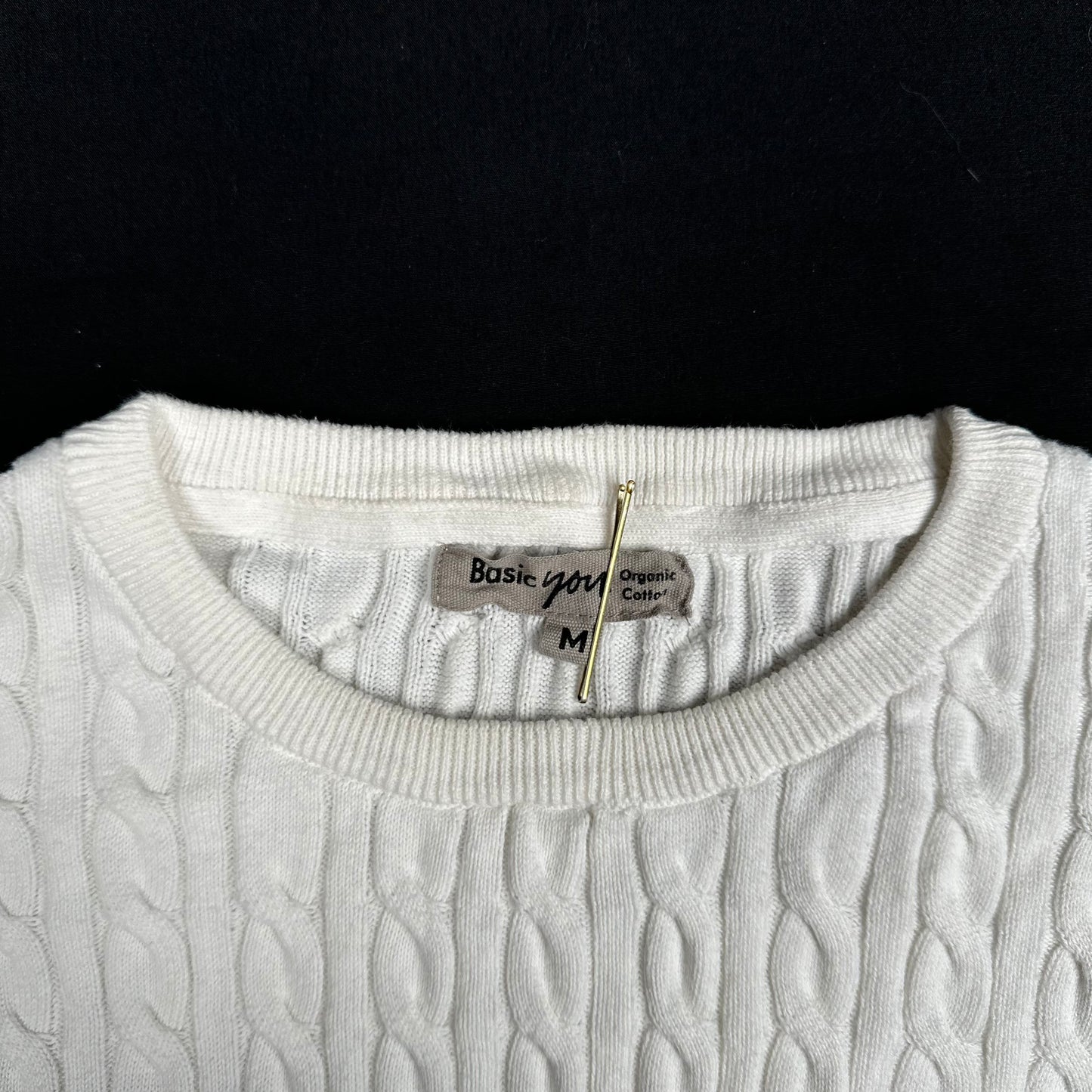 Sweater - White - Size M