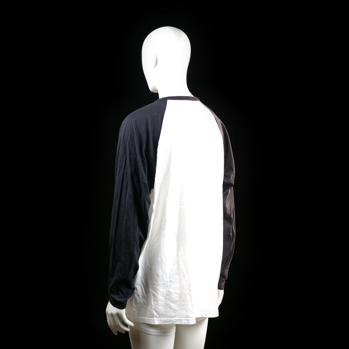 Long-sleeve top - White & Black - Size XXL
