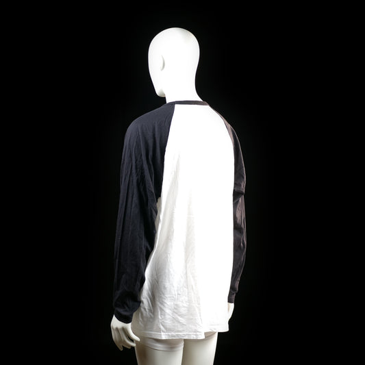 Long-sleeve top - White & Black - Size XXL