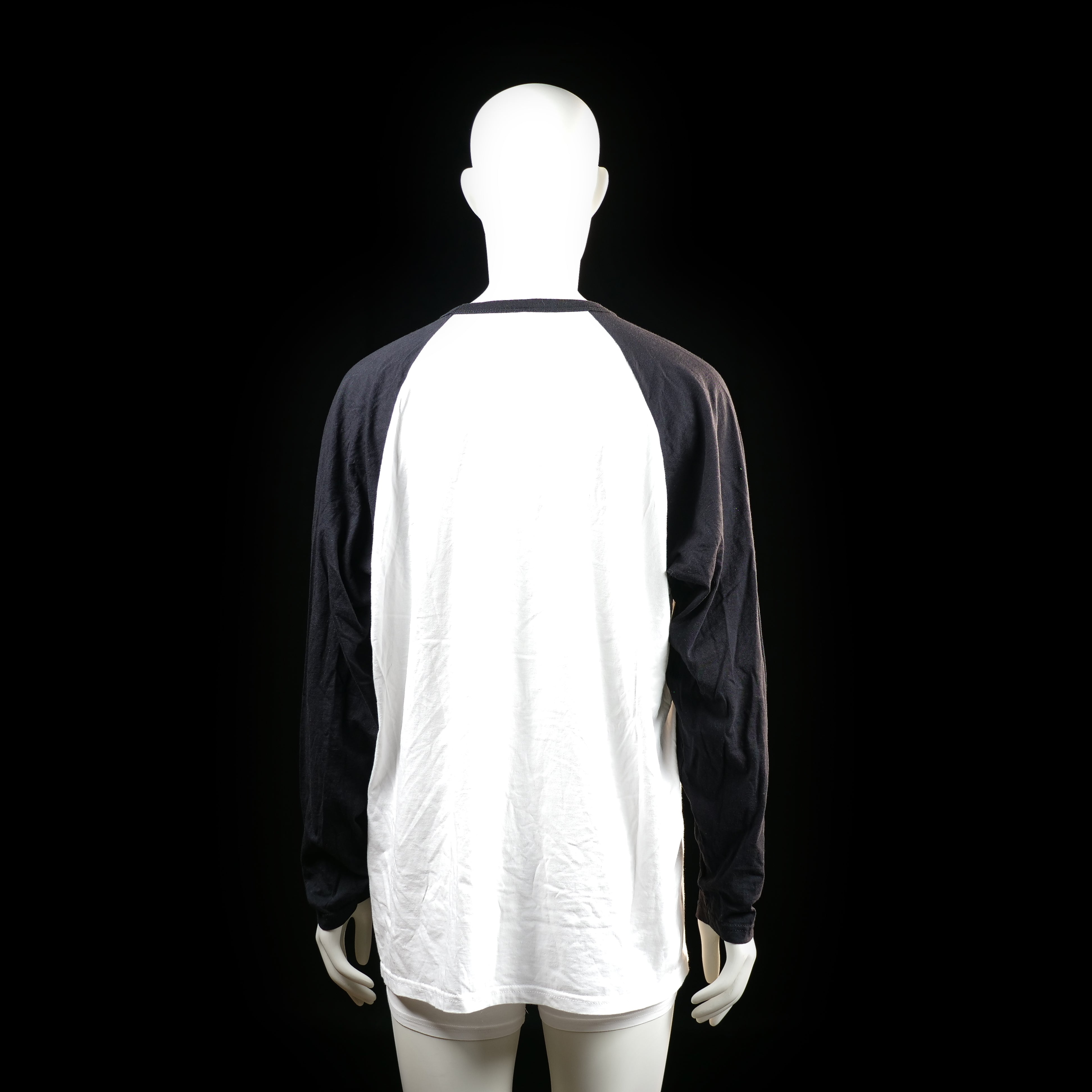 Long-sleeve top - White & Black - Size XXL