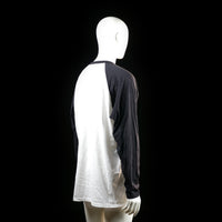 Long-sleeve top - White & Black - Size XXL