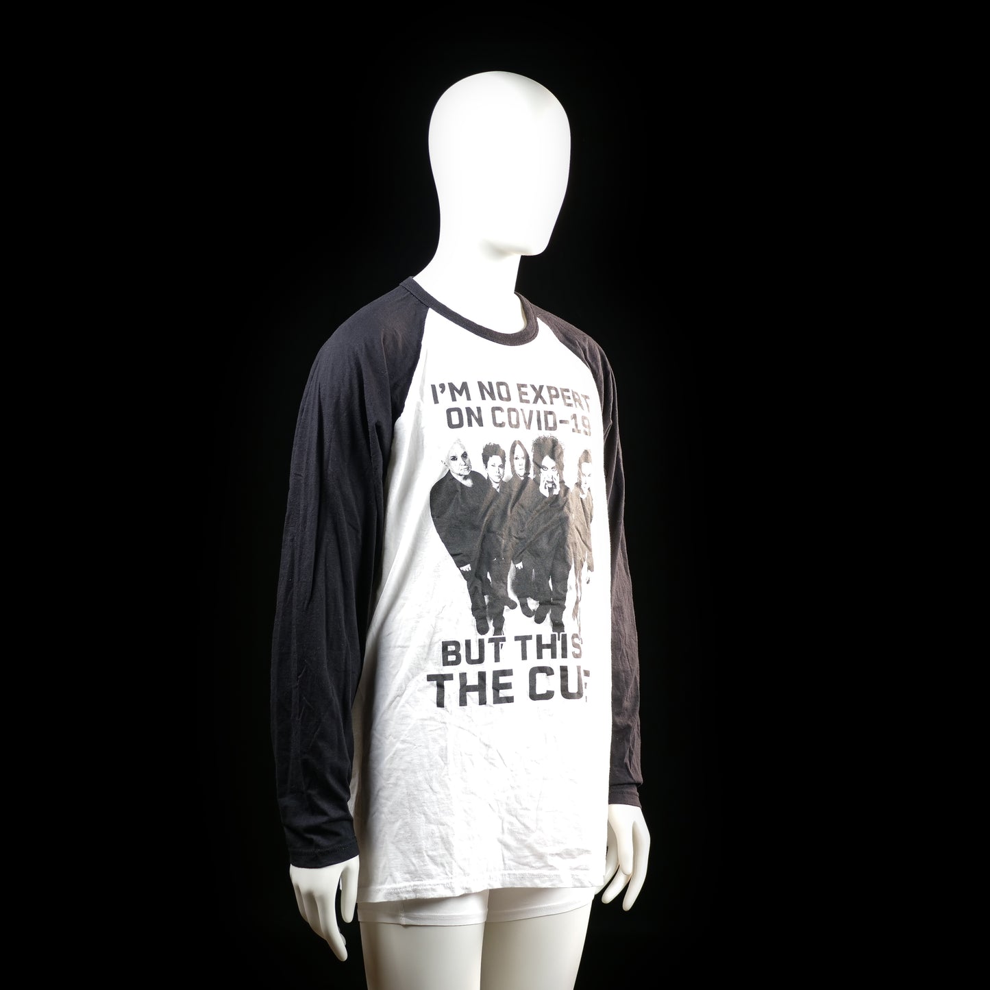 Long-sleeve top - White & Black - Size XXL