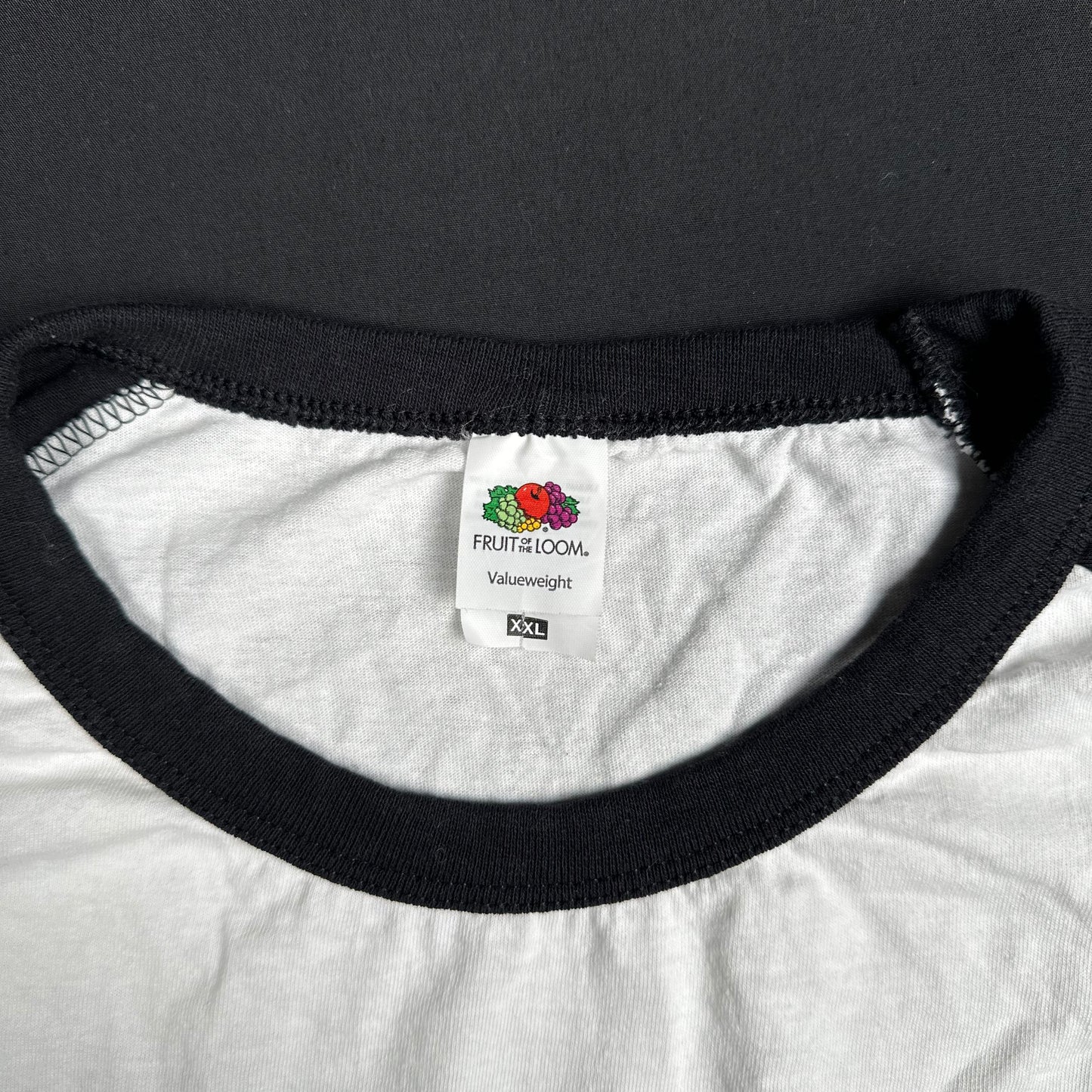 Long-sleeve top - White & Black - Size XXL