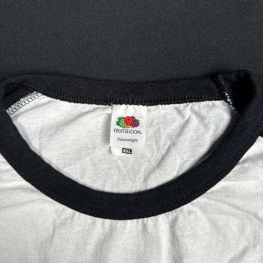 Long-sleeve top - White & Black - Size XXL