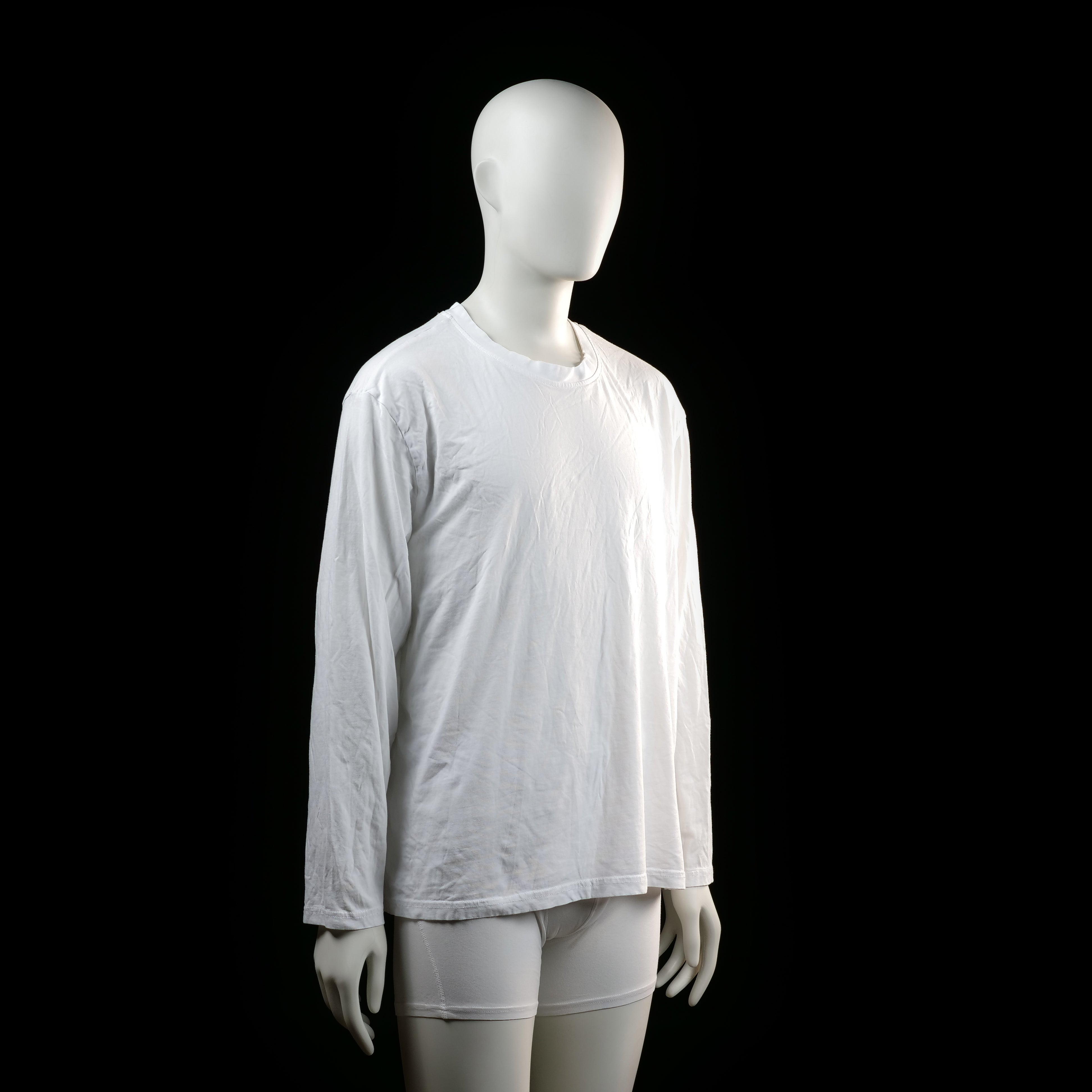 Long-sleeve top - White - Size L