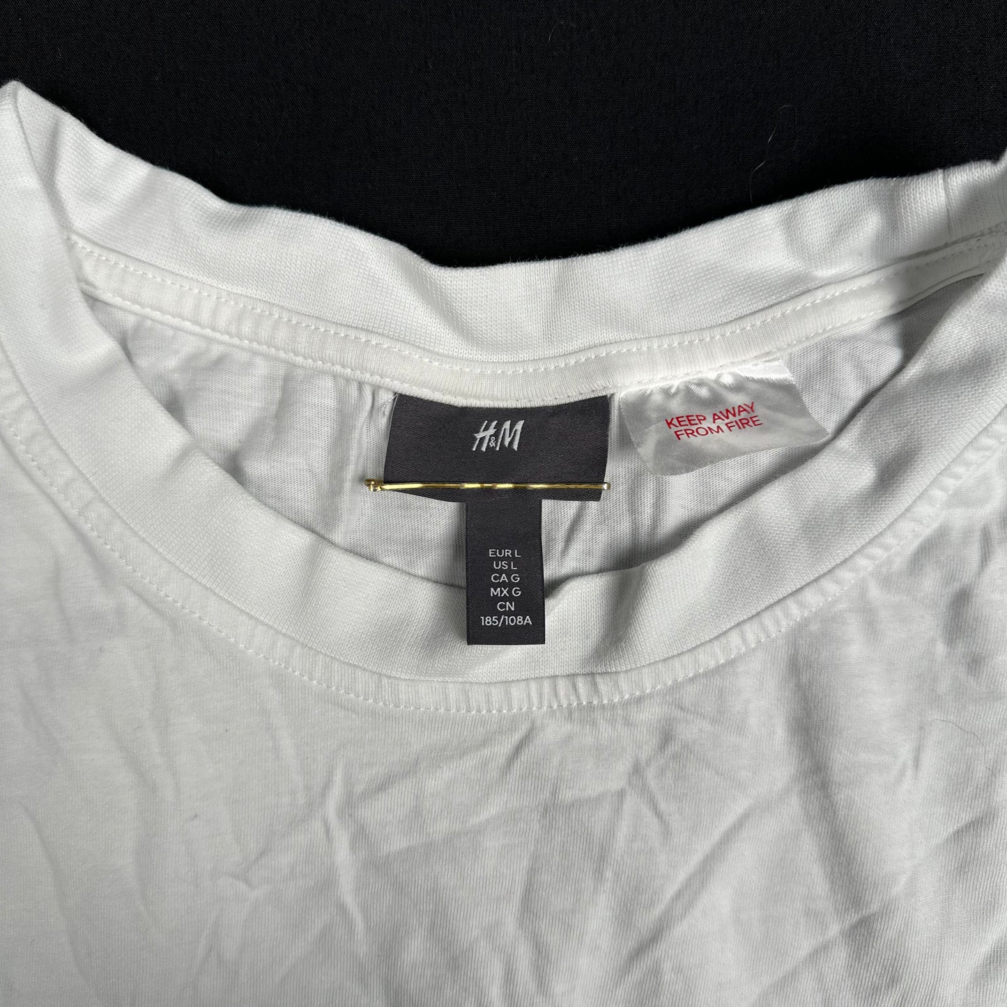 Long-sleeve top - White - Size L