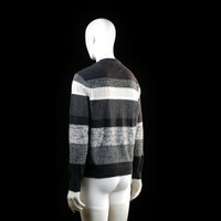 Sweater - White & Charcoal - Size L