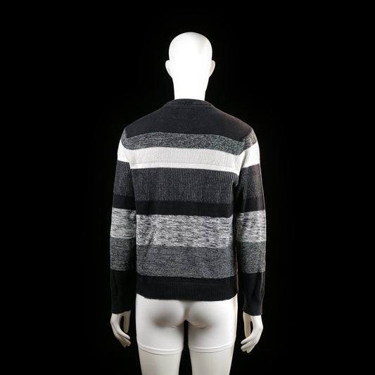 Sweater - White & Charcoal - Size L