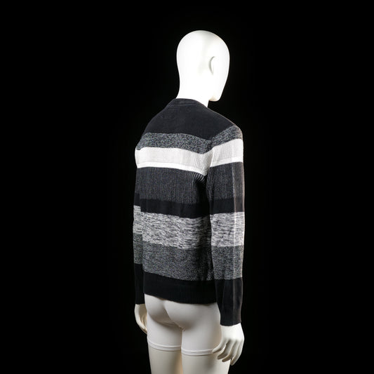Sweater - White & Charcoal - Size L
