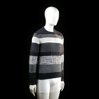 Sweater - White & Charcoal - Size L