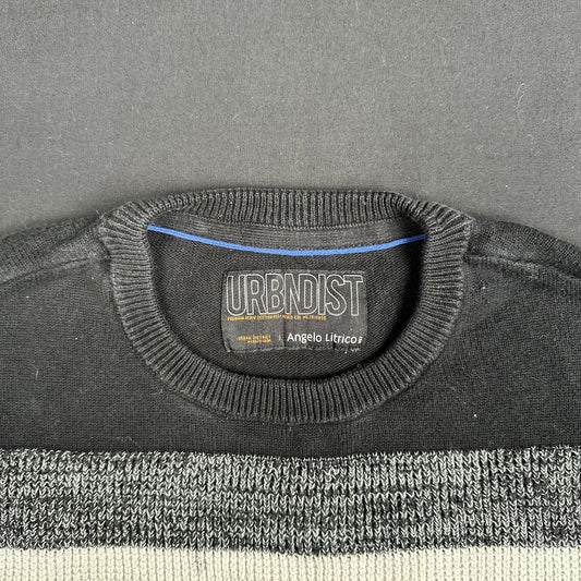 Sweater - White & Charcoal - Size L